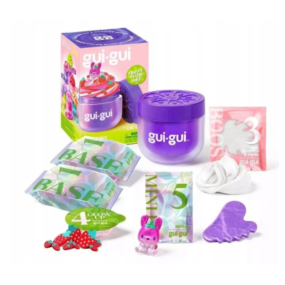 904404 GUI GUI FRUIT SLIME ZESTAW DO ROBIENIA GLUTÓW BUTTER TRUSKAWKA