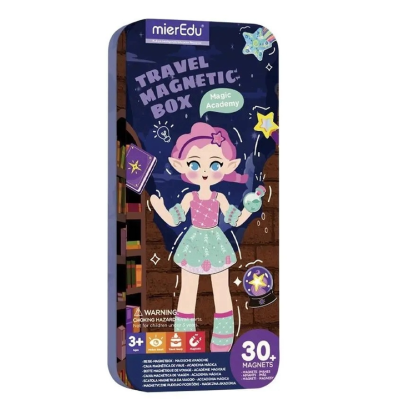 008480 PODRÓŻNE PUZZLE MAGNETYCZNE AKADEMIA MAGII PUSZKA 30EL
