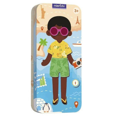 008466 PODRÓŻNE PUZZLE MAGNETYCZNE PODRÓŻNICY PUSZKA 30EL