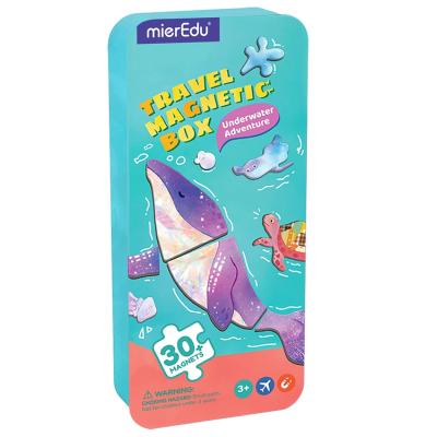 007841 PODRÓŻNE PUZZLE MAGNETYCZNE PODWODNA PRZYGODA PUSZKA 30EL