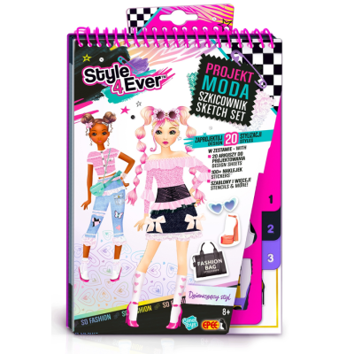 60851 EPEE PROJEKT MODA SZKICOWNIK DZIEWCZĘCY STYL