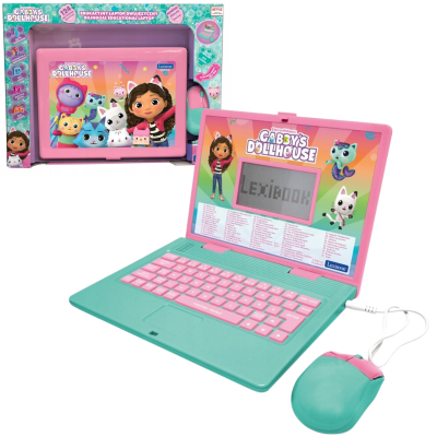 117980 EDUKACYJNY LAPTOP LEXIBOOK KOCI DOMEK GABI