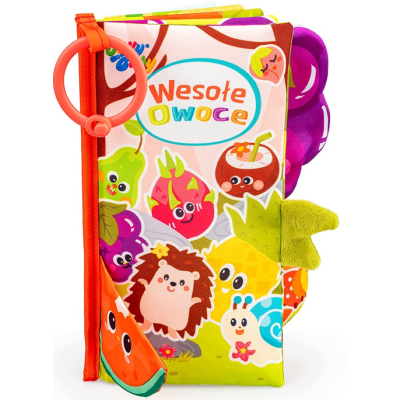 83282 KSIĄŻECZKA SENSORYCZNA WESOŁE OWOCE JOLLY BABY