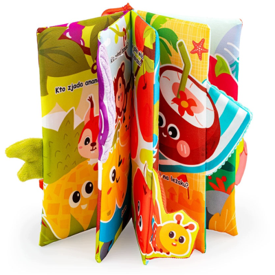 83282 KSIĄŻECZKA SENSORYCZNA WESOŁE OWOCE JOLLY BABY
