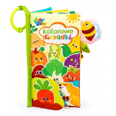 83283 KSIĄŻECZKA SENSORYCZNA KOLOROWE GRZĄDKI JOLLY BABY