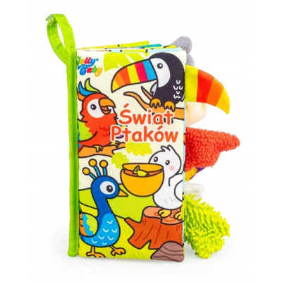83285 KSIĄŻECZKA SENSORYCZNA ŚWIAT PTAKÓW JOLLY BABY