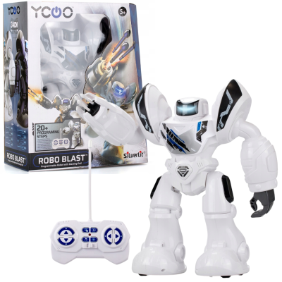 88061 SILVERLIT ROBOT ROBO BLAST BIAŁY ZDALNIE STEROWANY