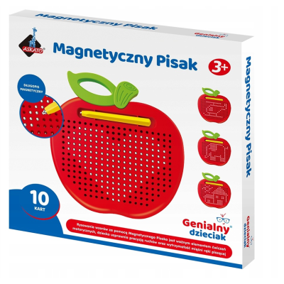 911524 MAG PAD TABLICA MAGNETYCZNA KULKI JABŁKO + PISAK ASKATO