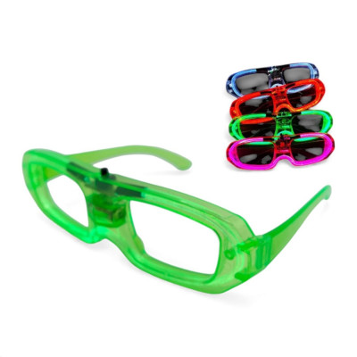 391371 OKULARY LED DLA DZIECI IMPREZOWE ŚWIECĄCE RÓŻNE KOLORY