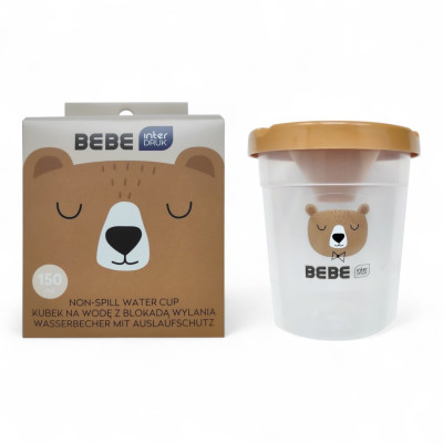 379849 KUBEK NA WODĘ Z BLOKADĄ WYLANIA DO FARB 150ml BEBE
