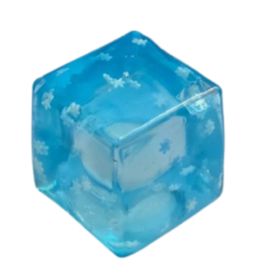 901179 GNIOTEK ANTYSTRESOWY SQUISHY KOSTKA LODU ICE RÓŻNE KOLORY