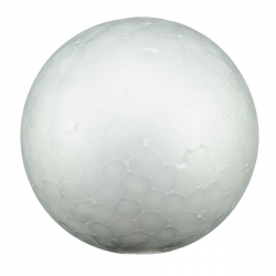 802927 KULA STYROPIANOWA BOMBKA ŚWIĄTECZNA OZDOBA 12CM