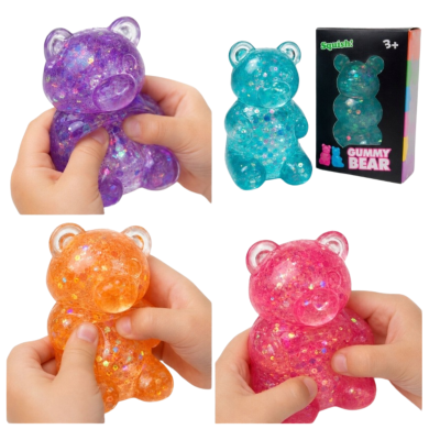 901148 GNIOTEK ANTYSTRESOWY SQUISHY MIŚ RÓŻNE KOLORY