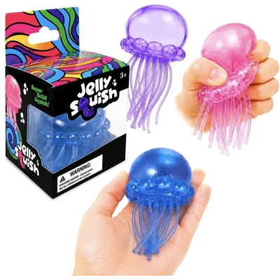 901131 GNIOTEK ANTYSTRESOWY SQUISHY MEDUZA RÓŻNE KOLORY