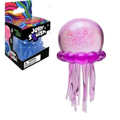 901131 GNIOTEK ANTYSTRESOWY SQUISHY MEDUZA RÓŻNE KOLORY