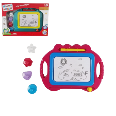 475769 TABLICA EDUKACYJNA ZNIKOPIS STEMPELKI 2 KOLORY