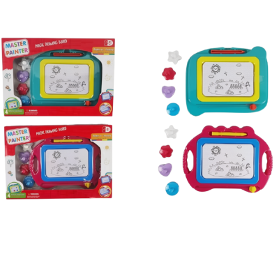 475769 TABLICA EDUKACYJNA ZNIKOPIS STEMPELKI 2 KOLORY
