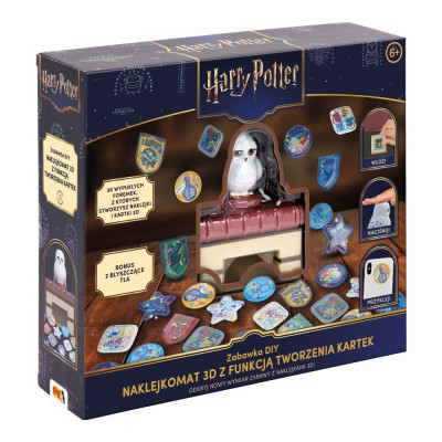 608482 NAKLEJKOMAT 3D HARRY POTTER ZESTAW DO TWORZENIA NAKLEJEK EPEE