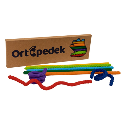911555 PATYCZKI SENSORYCZNE ANTYSTRESOWE KIJKI 8 EL ORTOPEDEK