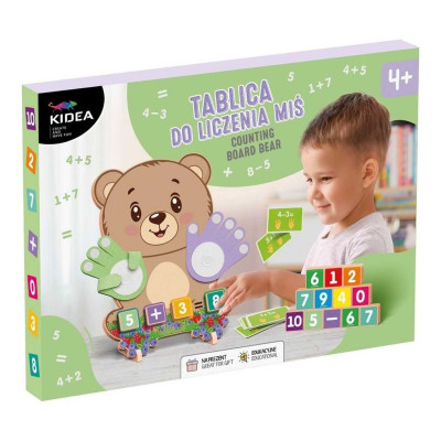 713033 TABLICA DO NAUKI LICZENIA MIŚ CYFERKI MATEMATYKA KIDEA
