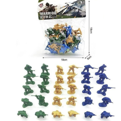 623699 ZESTAW FIGURKI ŻOŁNIERZYKI WOJSKO 30 EL