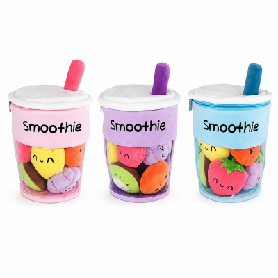 550762 MASKOTKA PLUSZOWY KOKTAJL OWOCOWY SMOOTHIE RÓŻNE KOLORY 33CM
