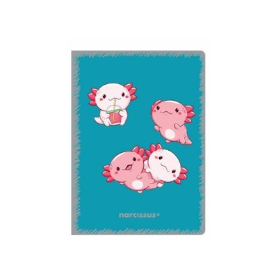 902972 ZESZYT PP KAWAII A6 40K KRATKA RÓŻNE WZORY
