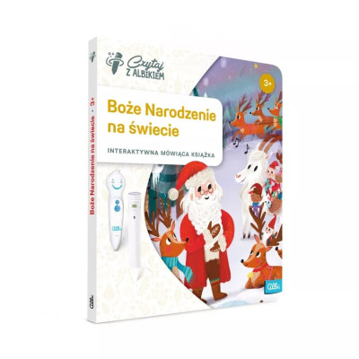 882119 CZYTAJ Z ALBIKIEM ALBIK BOŻE NARODZENIE NA ŚWIECIE KSIĄŻKA INTERAKTYWNA