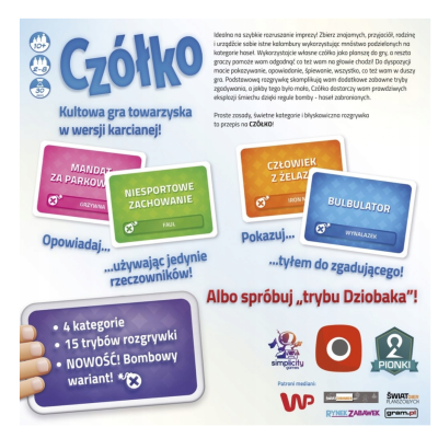 381177 GRA KARCIANA TOWARZYSKA CZÓŁKO PORTAL GAMES