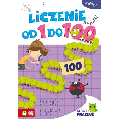 886565 GŁÓWKA PRACUJE. LICZENIE OD 1 DO 100 KSIĄŻECZKA
