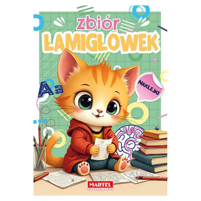 520101 ZBIÓR ŁAMIGŁÓWEK Z NAKLEJKAMI KSIĄŻECZKA