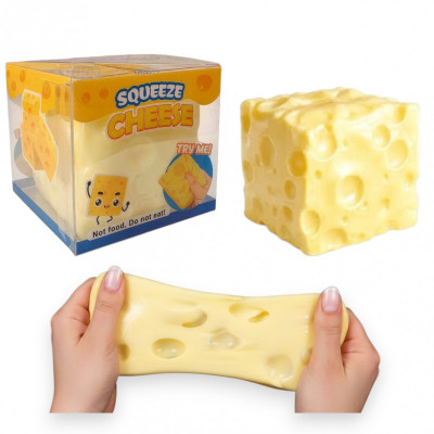 SERWAZEL GNIOTEK SQUISHY DO ŚCISKANIA SER WAZELINA SEREK ZABAWKA