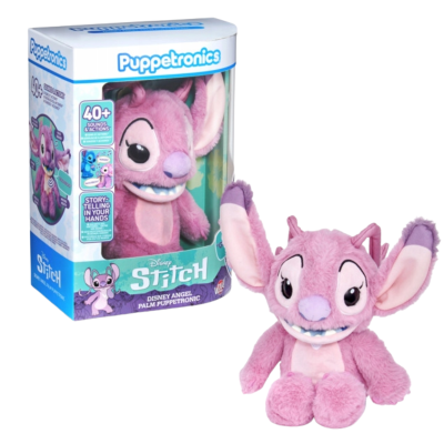 029217 ANGEL INTERAKTYWNA MASKOTKA Z DŹWIĘKAMI 21CM MRUGA OCZAMI STITCH