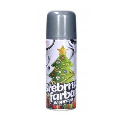 681317 SPRAY DEKORACYJNY SREBRNY FARBA W SPRAYU 250ML