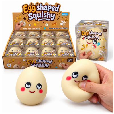 603135 GNIOTEK SQUISHY DO ŚCISKANIA JAJKO JAJO STRZELAJĄCE BUŹKA