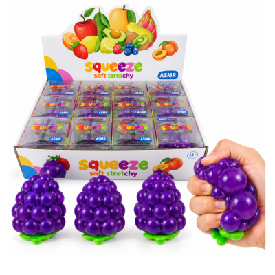 575530W GNIOTEK SQUISHY DO ŚCISKANIA WINOGRONO CRUNCHY STRZELAJĄCY