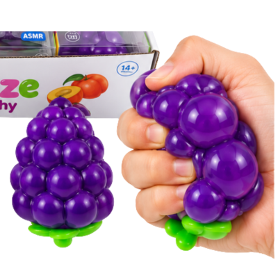 575530W GNIOTEK SQUISHY DO ŚCISKANIA WINOGRONO CRUNCHY STRZELAJĄCY