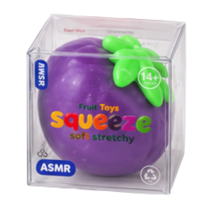 310255 GNIOTEK SQUISHY DO ŚCISKANIA OWOCE RÓŻNE MIX STRZELAJĄCE CRUNCHY