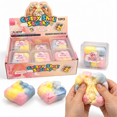 075935 GNIOTEK SQUISHY DO ŚCISKANIA CZEKOLADA PĘKAJĄCA