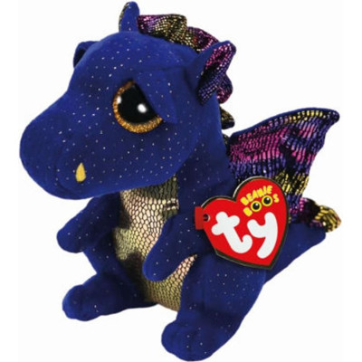 368792 MASKOTKA PLUSZAK SMOK SAFFIRE TY BEANIE BOOS 15CM