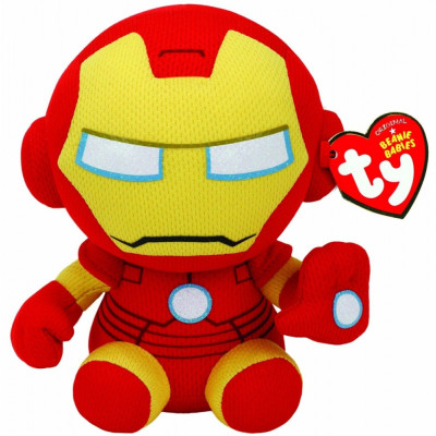 411900 MASKOTKA PLUSZAK MARVEL IRON MAN TY BEANIE BOOS 15CM