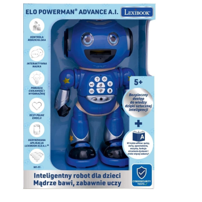 137902 LEXIBOOK ELO POWERMAN ROBOT Z FUNKCJĄ AI