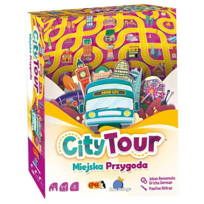 608598 GRA PLANSZOWA MIEJSKA PRZYGODA CITY TOUR  EPEE