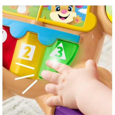 GXR71 INTERAKTYWNY PCHACZ CHODZIK SZCZENIACZEK FISHER PRICE