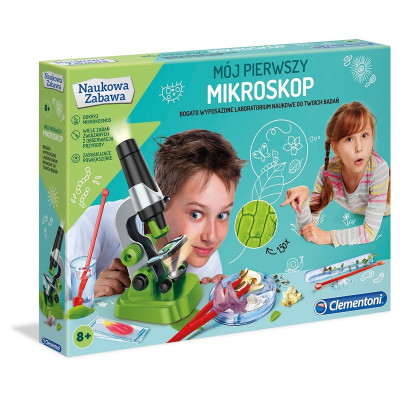 500710 CLEMENTONI MIKROSKOP NAUKOWA ZABAWA